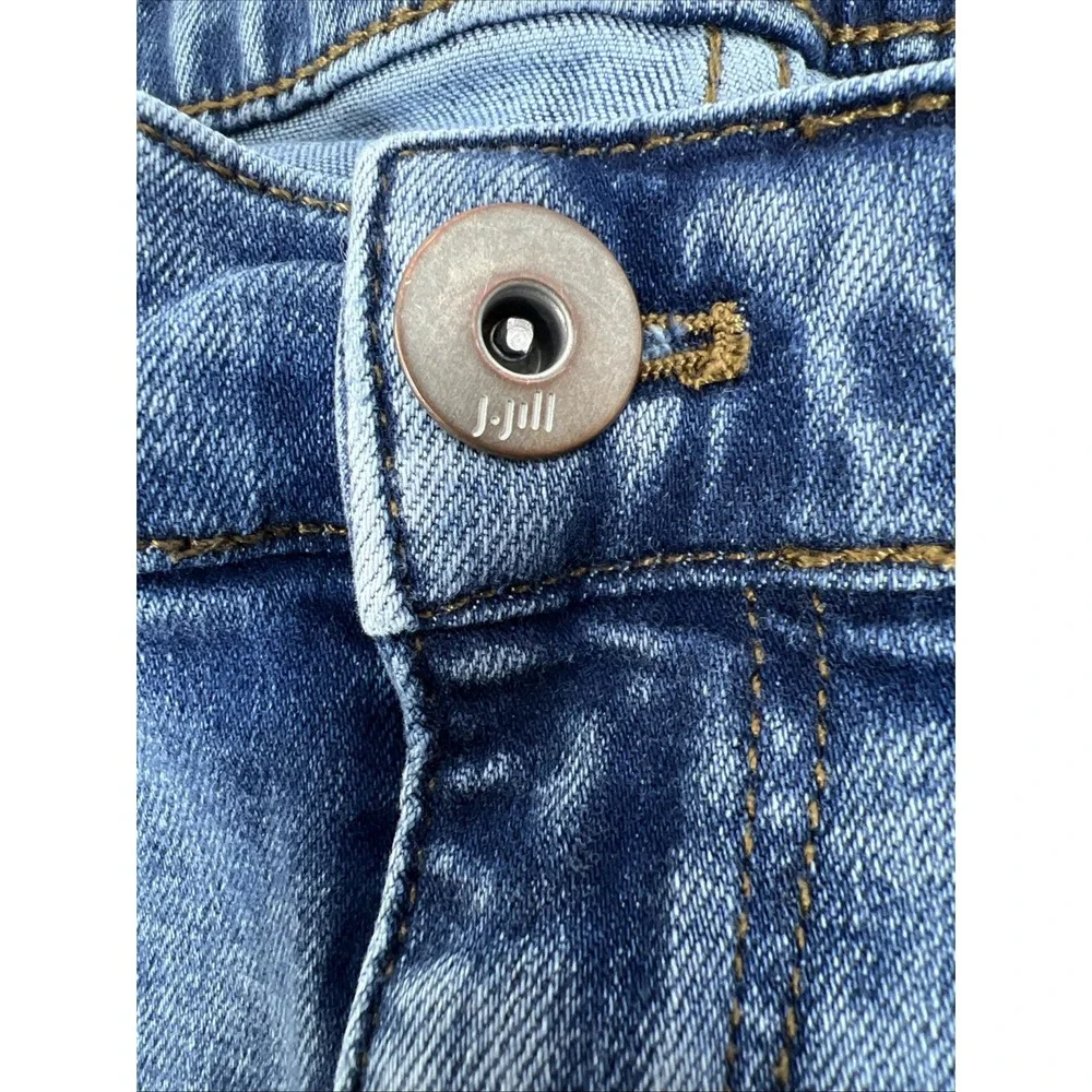 J. Jill Denim Women's‎ High-Rise Straight Leg Ankle Classic Blue Denim Size 20